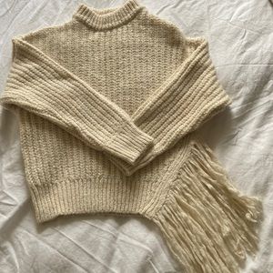 MANGO xs western style sweater